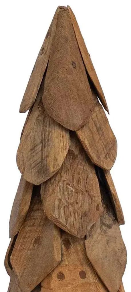 Karácsonyfa állvánnyal Barna 110 cm Tömör tíkfa