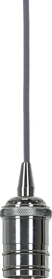 Italux ATRIUM DS-M-036 CHROME Függőlámpa 1x60W/E27