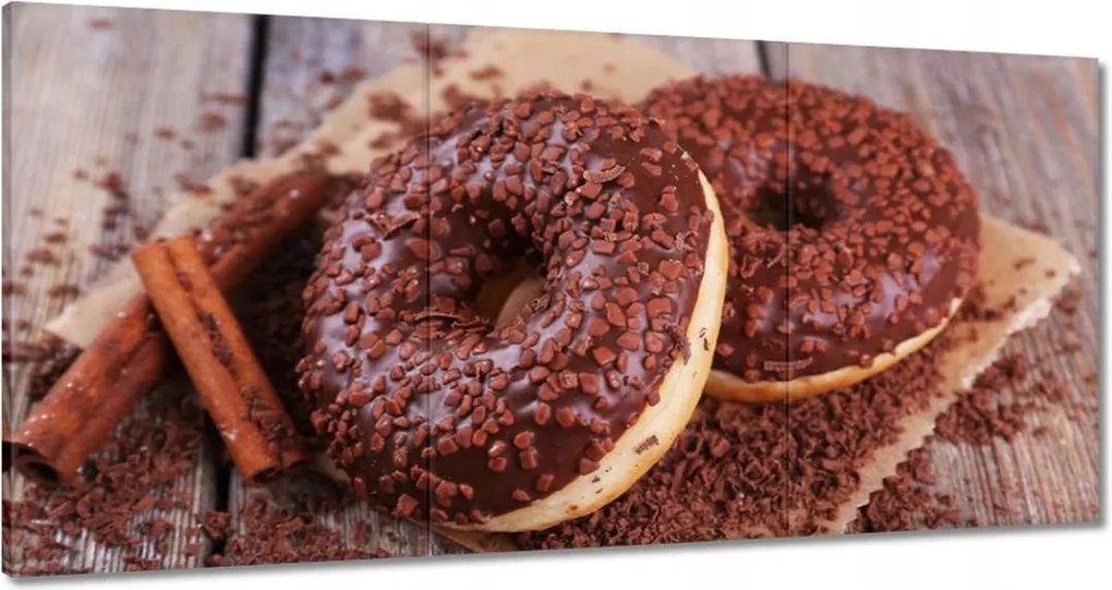 Vászonkép 60x30 Desszert fánk