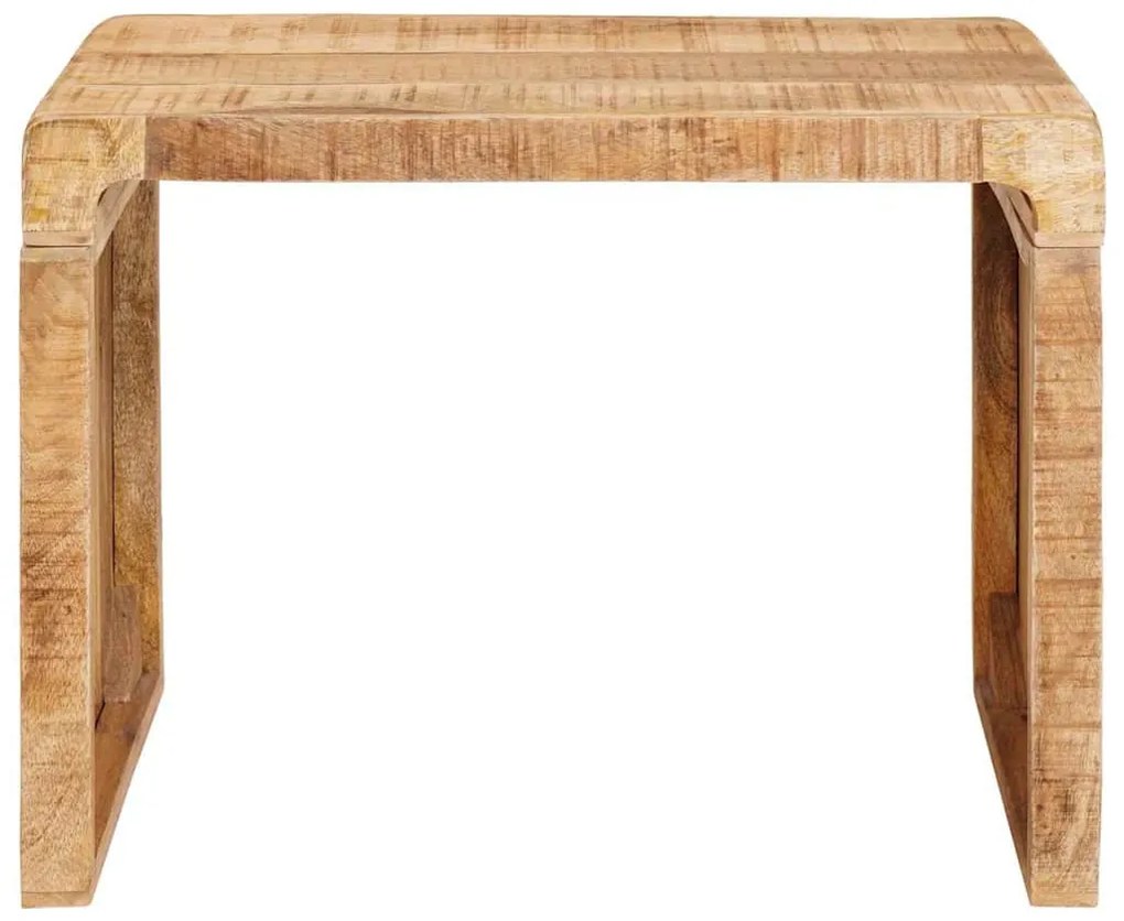 Végasztal Barna 60 x 35 x 45 cm tömör mangófa