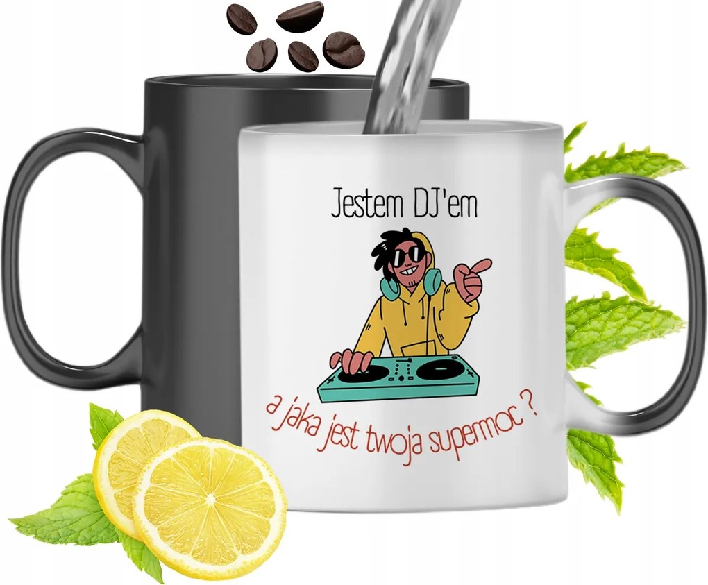 Mágikus Bögre Dj-nek Színváltós, fényképes nyomtatással