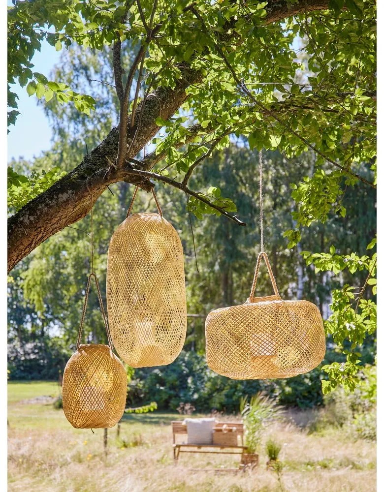 Bambusz lámpás 32 cm Musu – Bloomingville