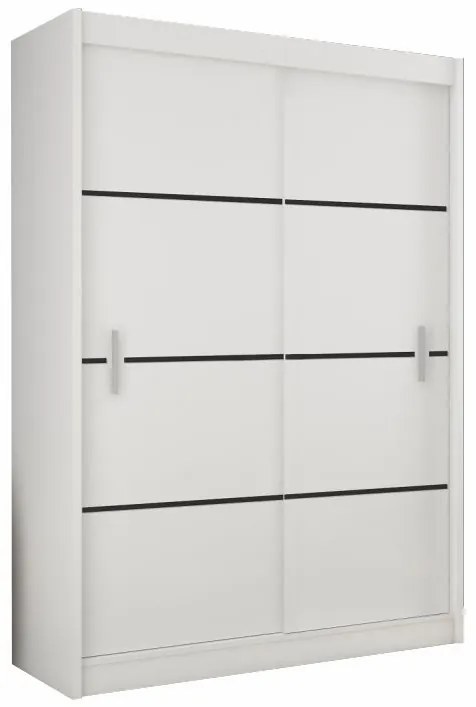 Ruhásszekrény Magnet 203 (fehér + fekete). 794873
