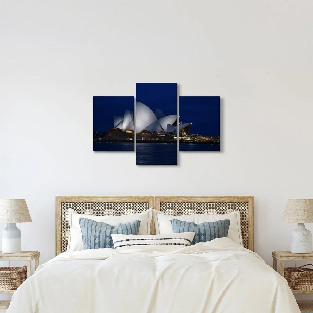 Sydney éjszakai kép (90x60 cm)