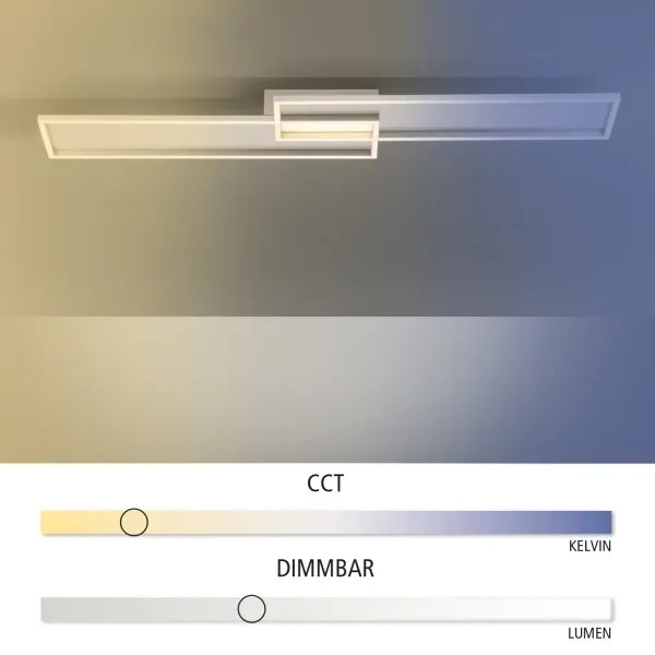 Paul Neuhaus 8371-55 - LED Szabályozható mennyezeti lámpa AMARA LED/40W/230V + távirányító
