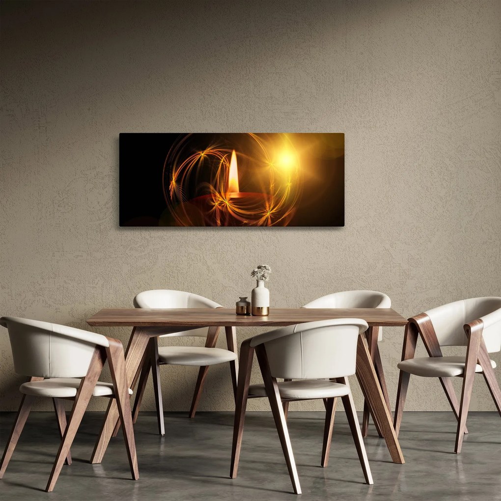 Gyertya képe (120x50 cm)