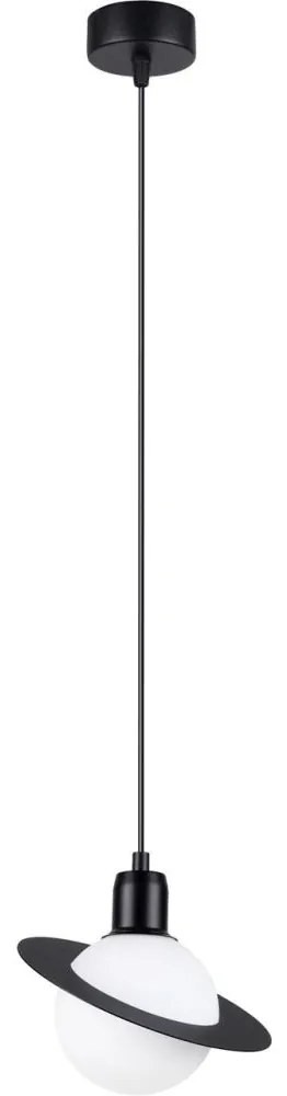 Sollux SL.1358 - Csillár zsinóron HYPERION 1xG9/8W/230V fekete