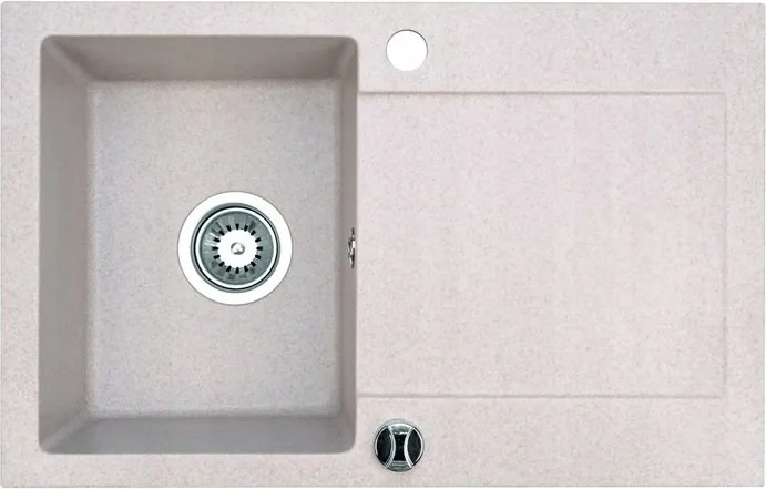 Gránit Mosogató Cordeo 67 egymedencés konyhai mosogató csepegtetővel