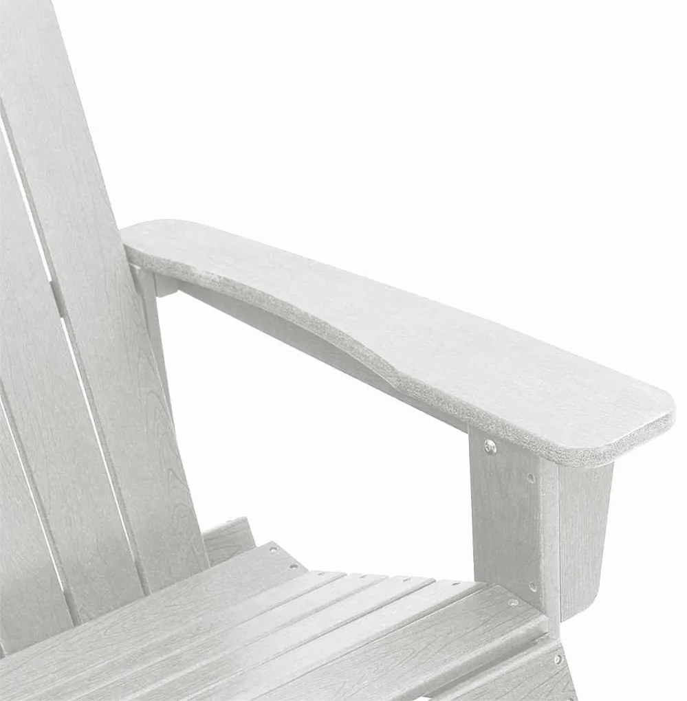 Kerti lounge szett 3 pcs Fehér HDPE