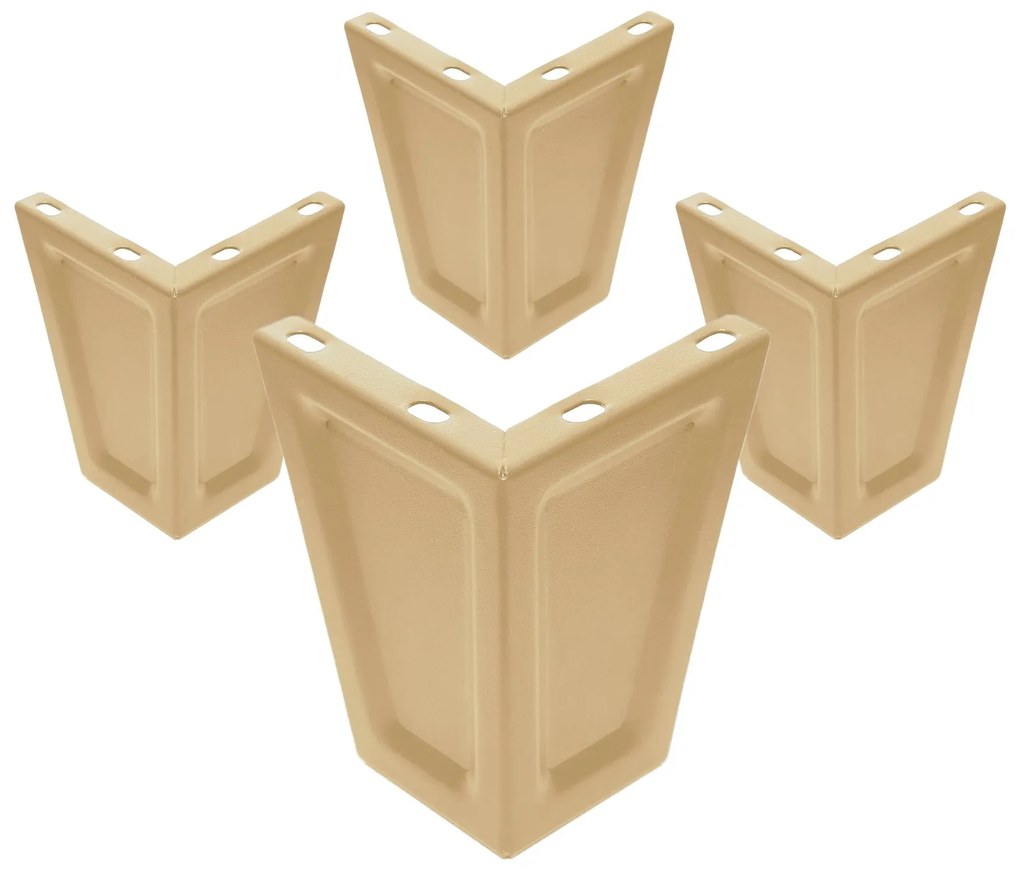 Bézs színű bútorlábak 4 db-os készlete