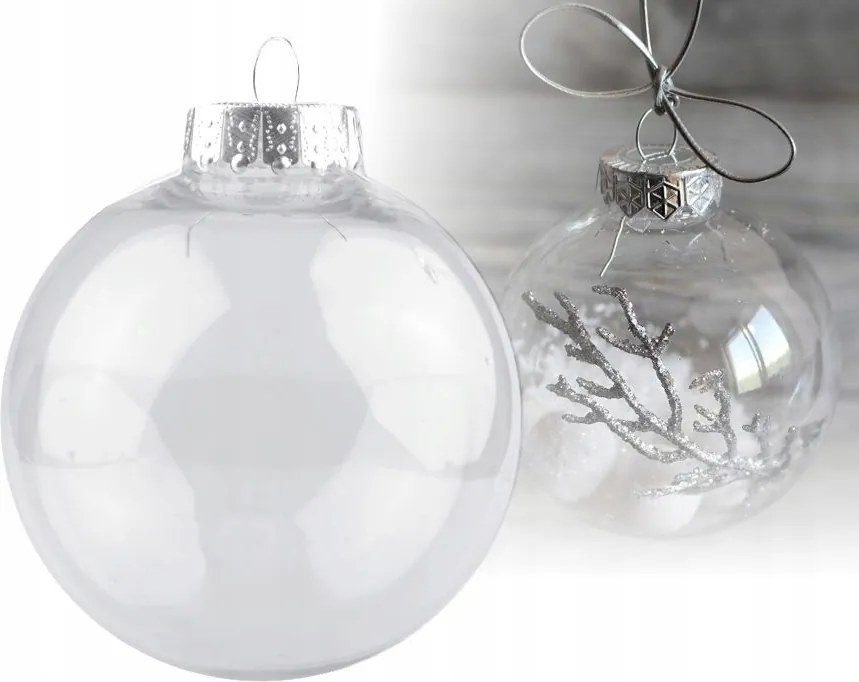 Átlátszó gömb 10 cm 1db.
