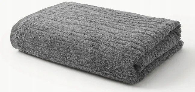 Audrina pamut törölköző 100 x 150 cm Sötétszürke 550 g/m²