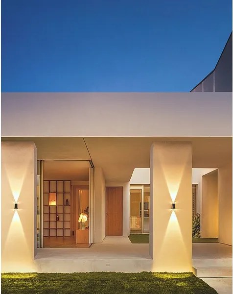 Brilagi - LED Napelemes fali lámpa PYRAMID LED/2W/3,2V 1300 mAh IP54