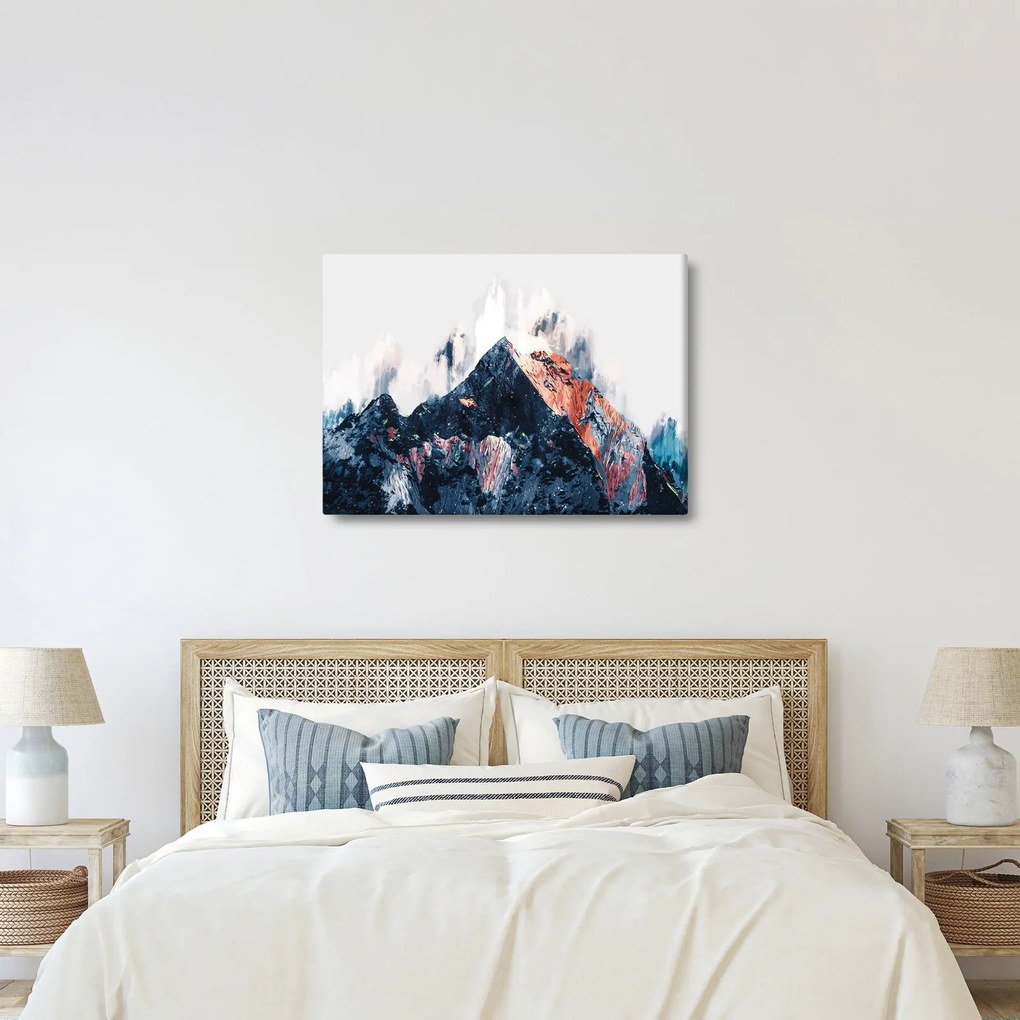 Kép - Absztrakt hegy (70x50 cm)