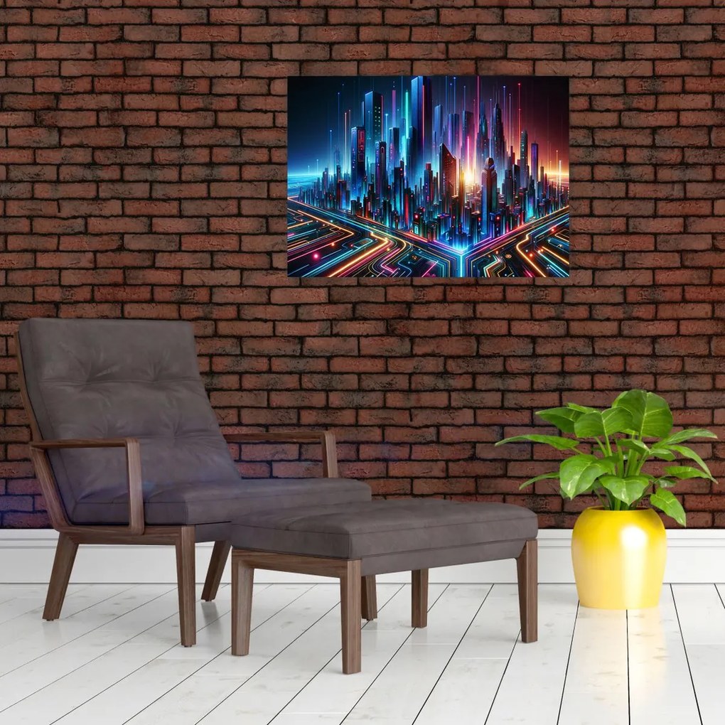 Kép - A jövő városa (70x50 cm)