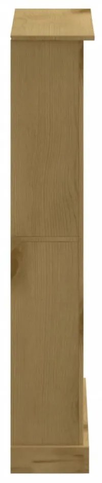 4 szintes Corona-stílusú mexikói fenyő könyvespolc 80x29x150 cm