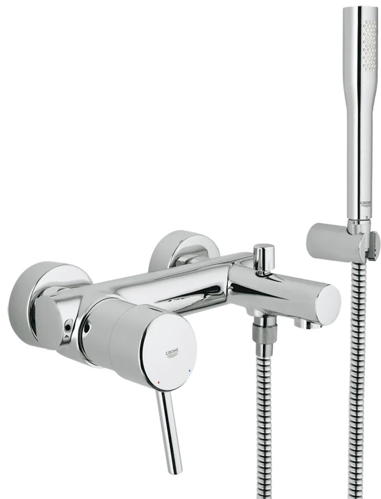 Kád csaptelep Grohe Concetto New zuhanyszettel együtt 150 mm króm 32212001