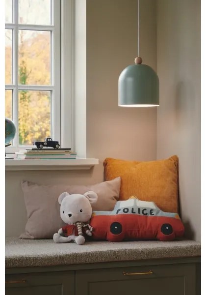 Nordlux - Csillár zsinóron GASTON 1xE27/40W/230V zöld/fehér