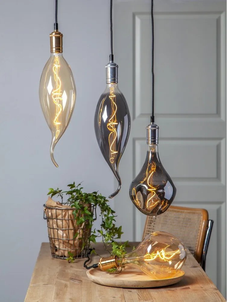 Meleg színű LED szabályozható dekoratív izzó E27, 4 W Industrial – Star Trading