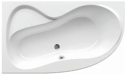 Asszimetrikus kád Ravak Rosa 160x95 cm akrilát bal C571000000