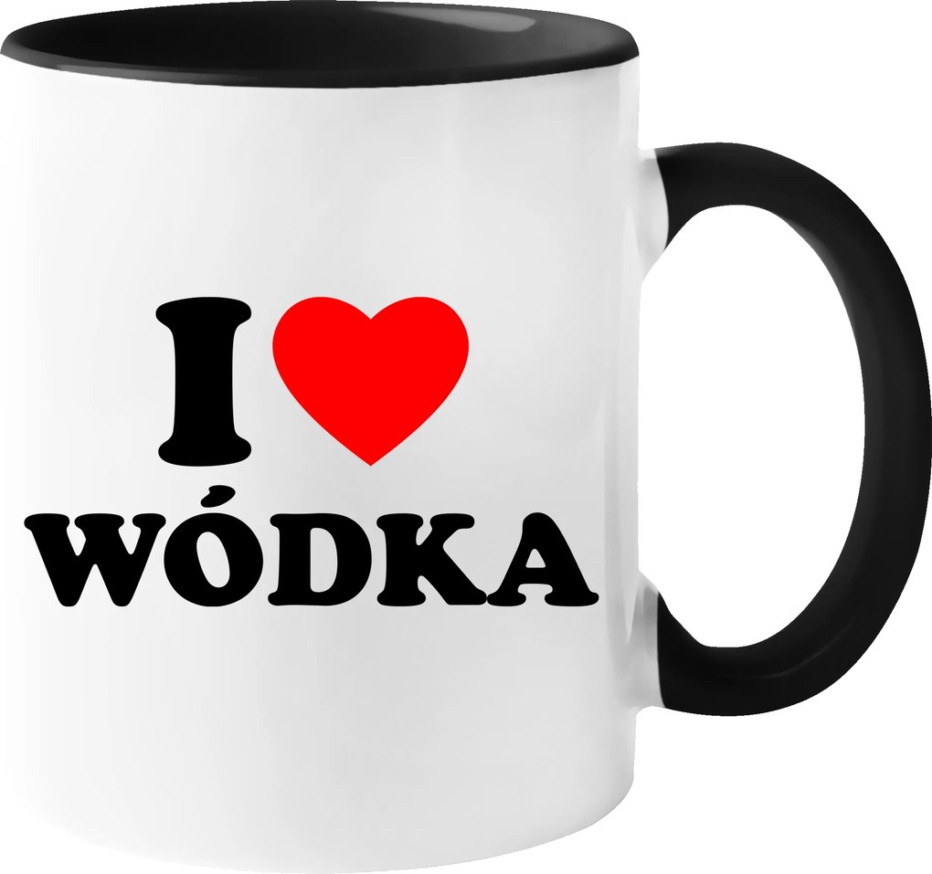 Bögre I Love Vodka vicces Születésnapi Ajándék 330ml Csomagolás