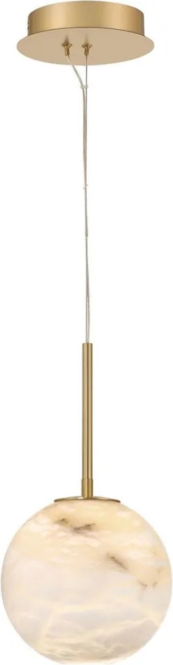 ELSTEAD QN-KEPLER-1P-S-BG KEPLER Egyágú Függesztett Lámpa Fém LED IP20