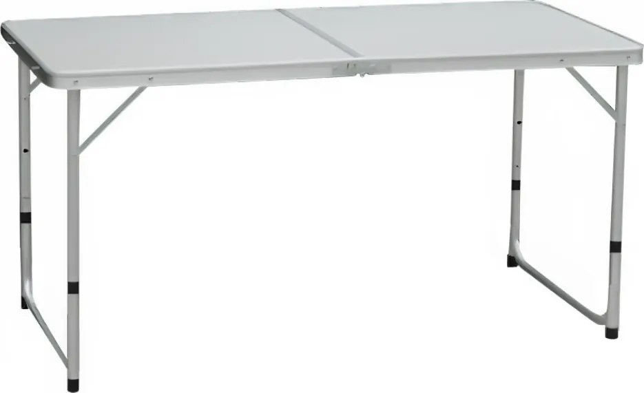 Összecsukható kempingasztal, 120 cm, alumínium/MDF, KEPI TYP 1