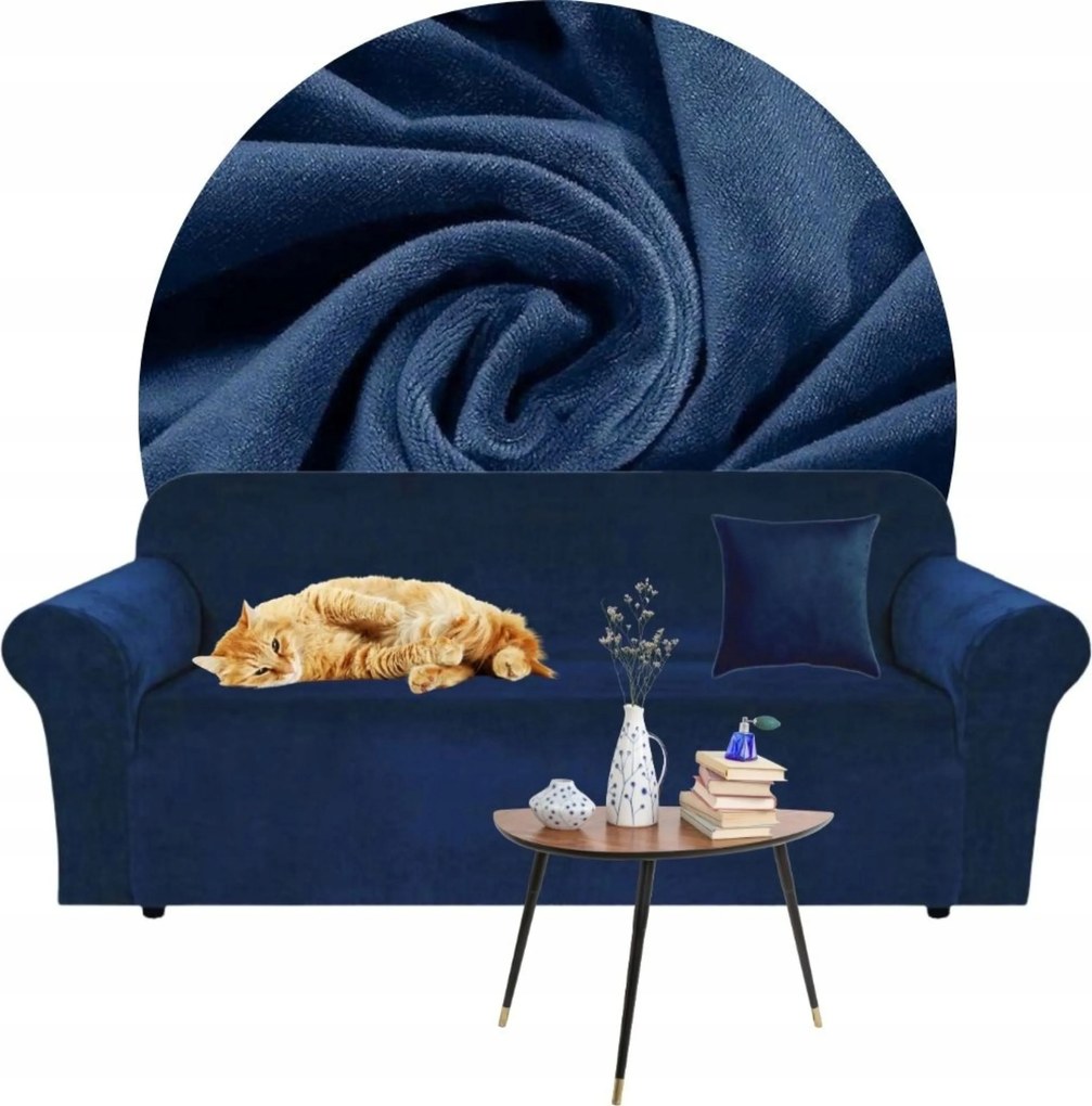 Kanapé Huzat Sarok Kanapé Rugalmas Velúr Plüss 235-300 Oeko Tex