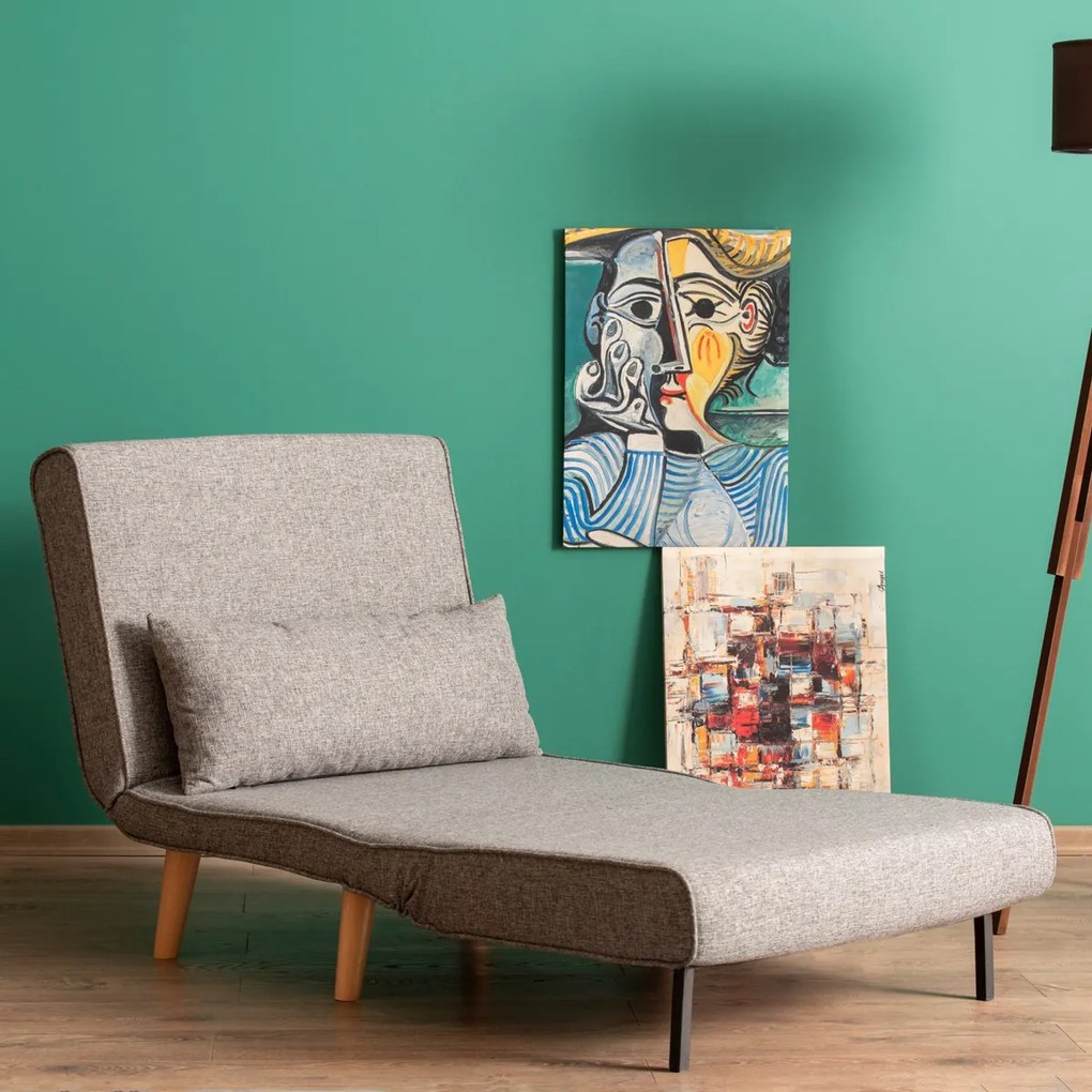 Folde Single Light Grey fotel