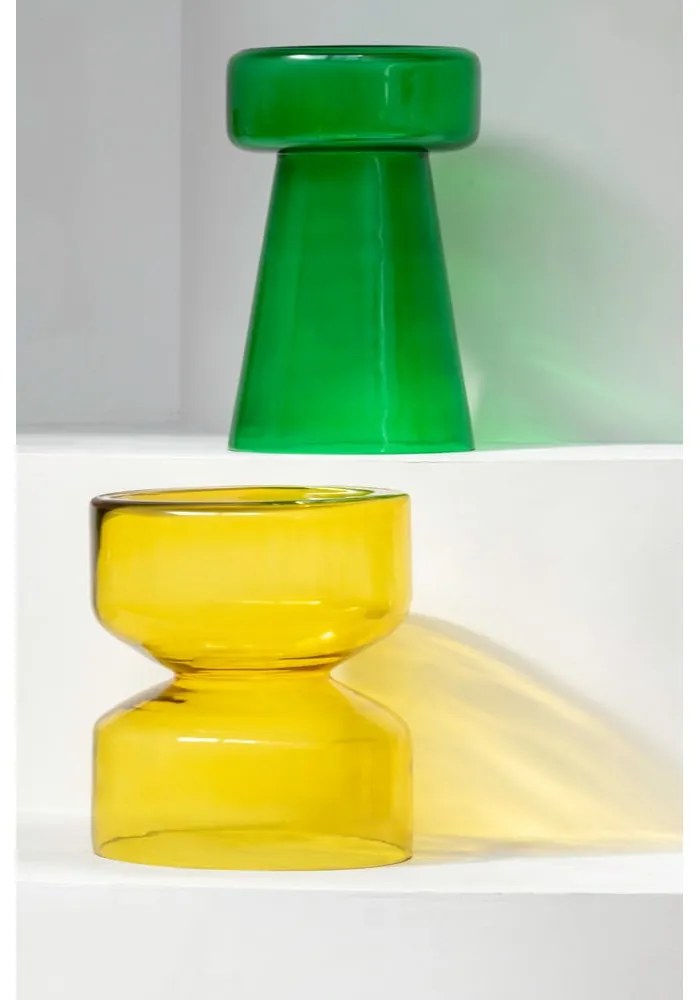 Üveg kerek tárolóasztal ø 30 cm Corcho – Leitmotiv