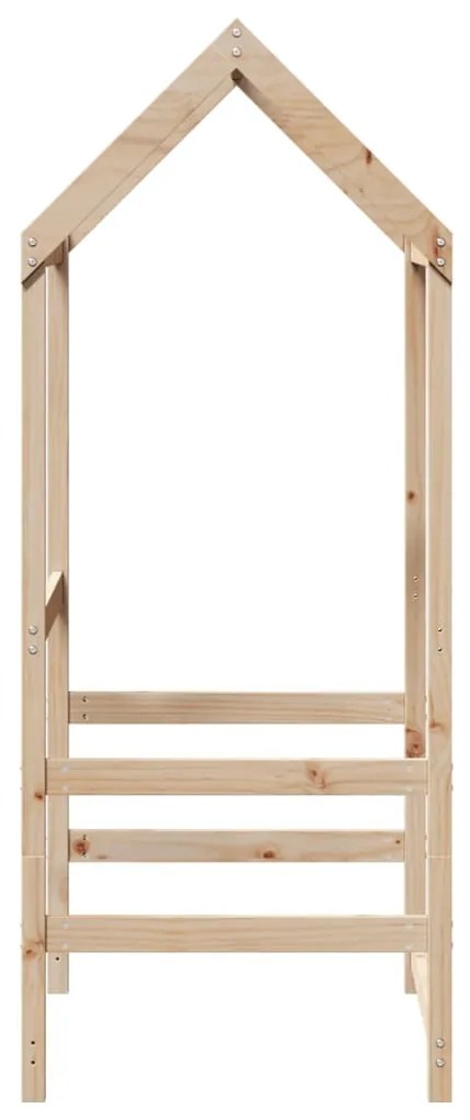 tömör fenyőfa gyerekágytető 98 x 70 x 176,5 cm
