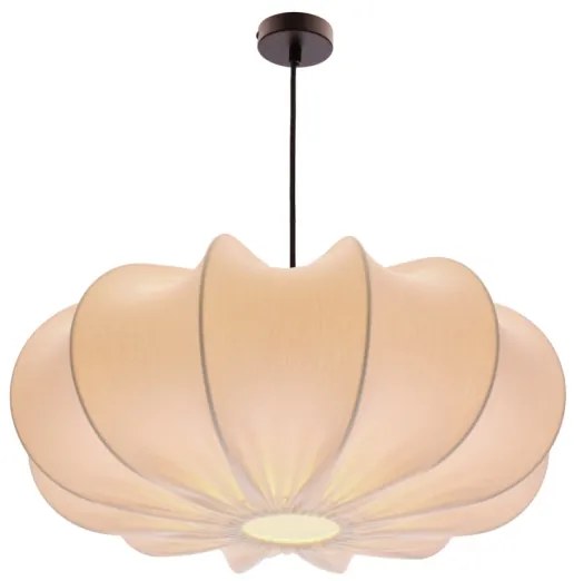 Kábelre függesztett csillár CAFEE 1xE27/40W/230V Ø 52 cm fehér