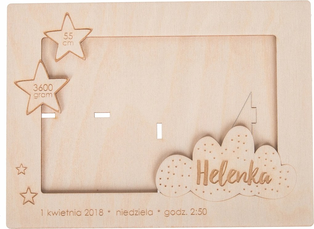 Képkeret Metrikus 2 Ajándék Keresztelő Év