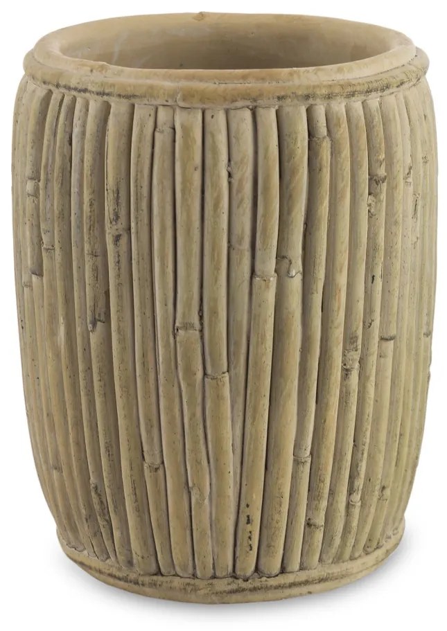 Cement Barna virágtartó kaspó 15,5x13x13cm