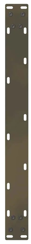 2 db natúr acél dohányzóasztal láb 70 x (30-31) cm acél