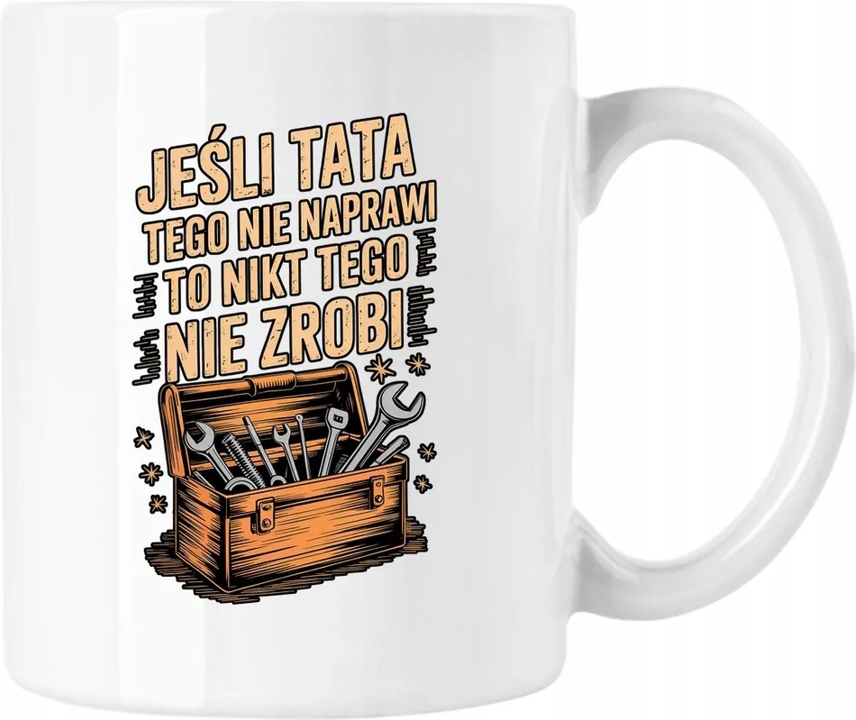 Bögre Apa Idézet Arany Kéz Fehér 330ml