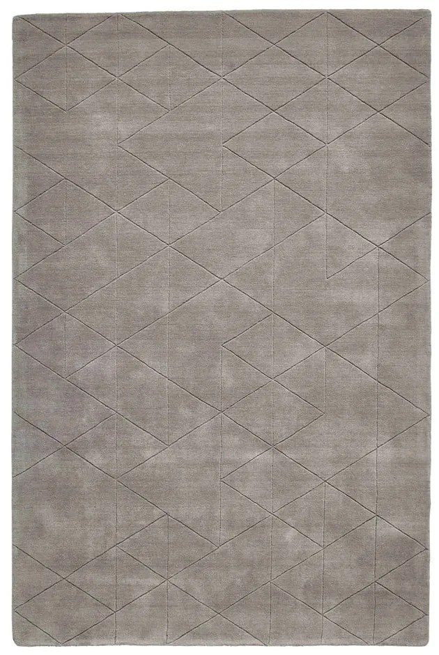 Kasbah szürke gyapjú szőnyeg, 150 x 230 cm - Think Rugs