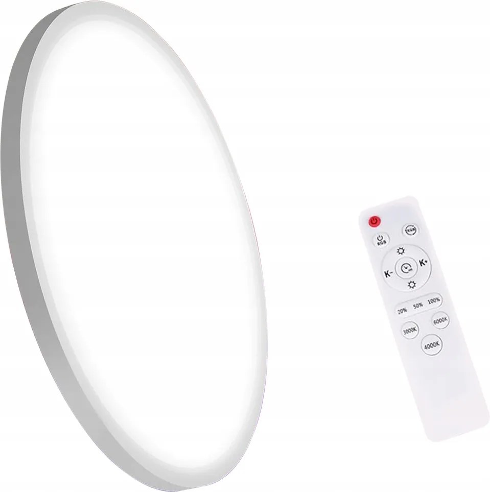 Plafon Led Mennyezeti Lámpa Falra szerelhető Panel Kerek Fehér 24W 30cm