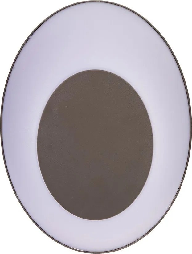 PREZENT 31654 NIBO Modern Kültéri Fali Lámpa Fehér, Szürke LED IP65