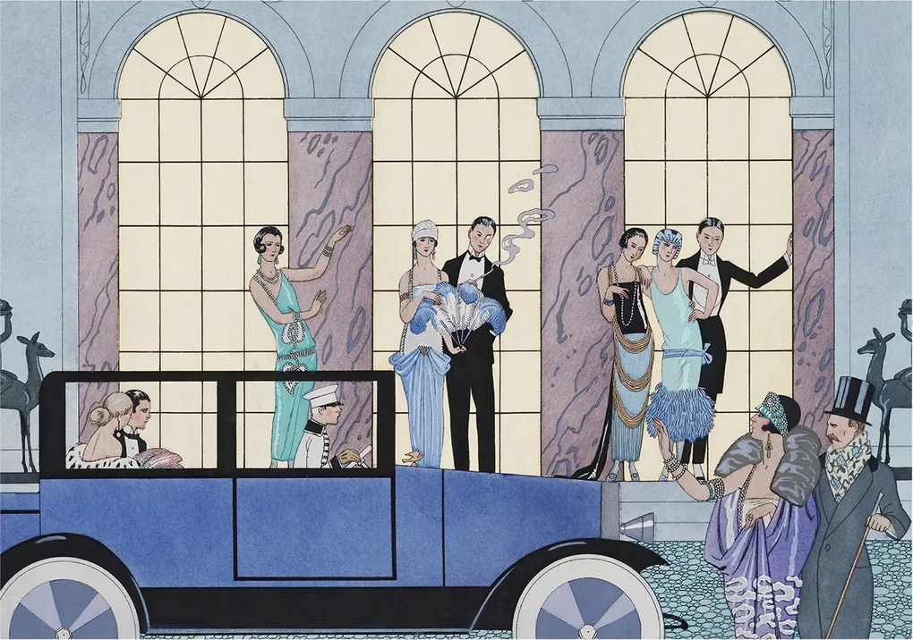 Fotótapéta Flizelin Fal konyhába nappaliba Hálószoba Art deco 312x219