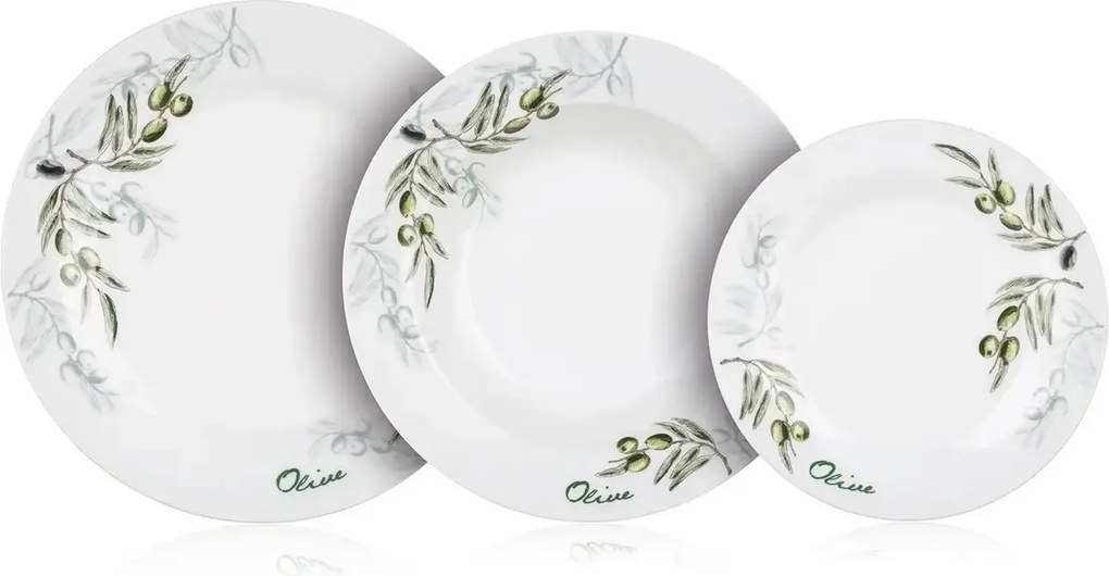 Banquet OLIVES tányérkészlet, 18 db