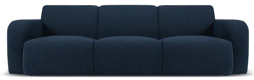 Sötétkék buklé kanapé 235 cm Molino – Micadoni Home
