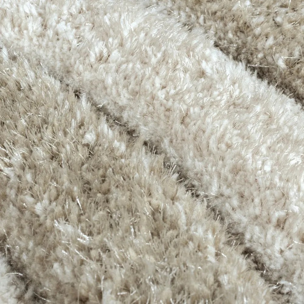 Bézs kézi szövésű szőnyeg újrahasznosított szálakból 120x170 cm Velvet – Flair Rugs