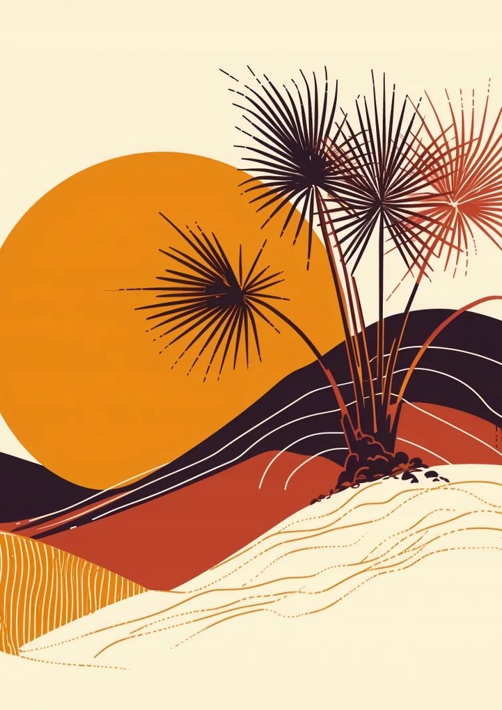 Poszter 42x59,4cm Napsütötte horizont