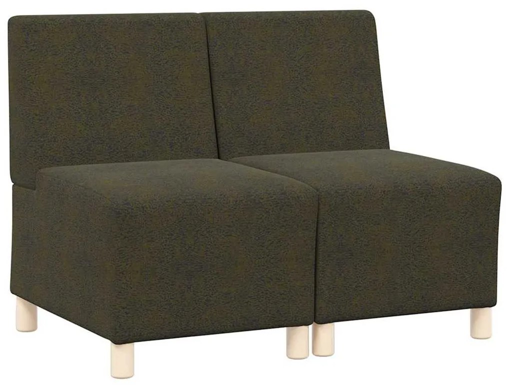 Fotel 2 pcs Zöld 55 x 74 x 82 cm Műbőr velúr