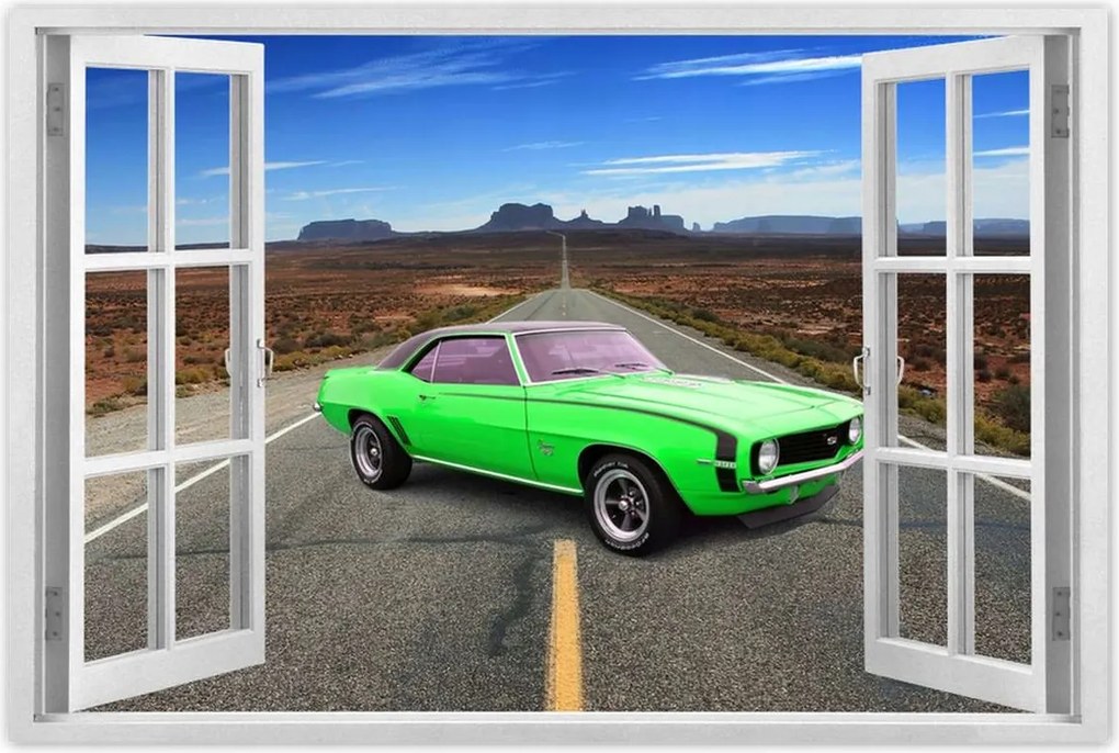 Poszter 60x40 Zöld Chevrolet Ss