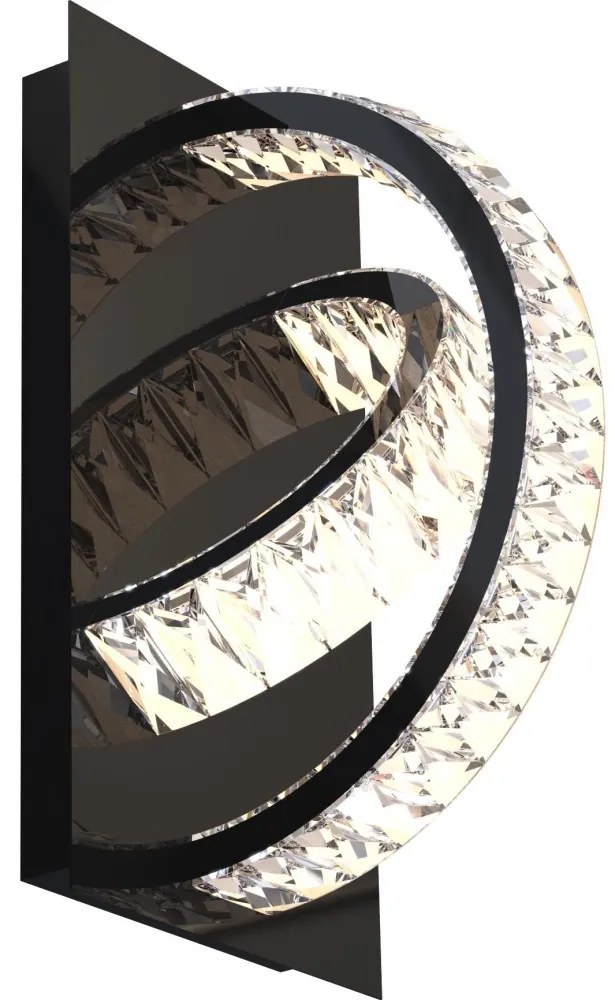 Zuma Line MX3274-2-3BCT-LED TULA fali lámpa LED/18W/230V 2700-6000K fekete