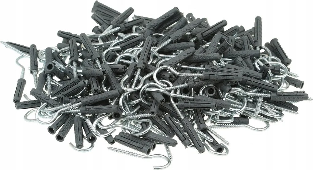 Támasztócsap 6 mm Kampó Mennyezeti Tipli 200 db