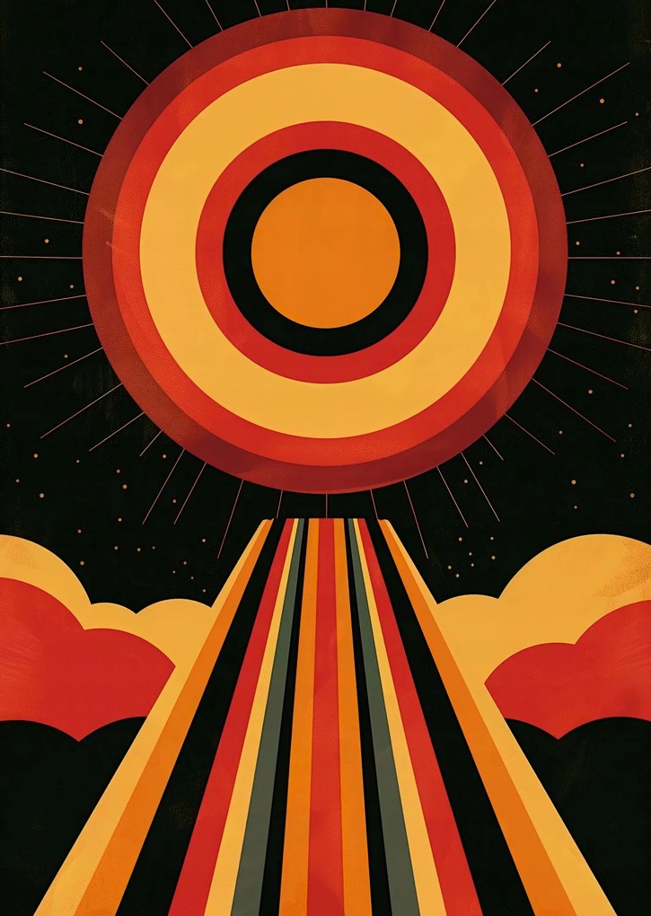 Poszter 67,5x95cm Vitalitás sugarai