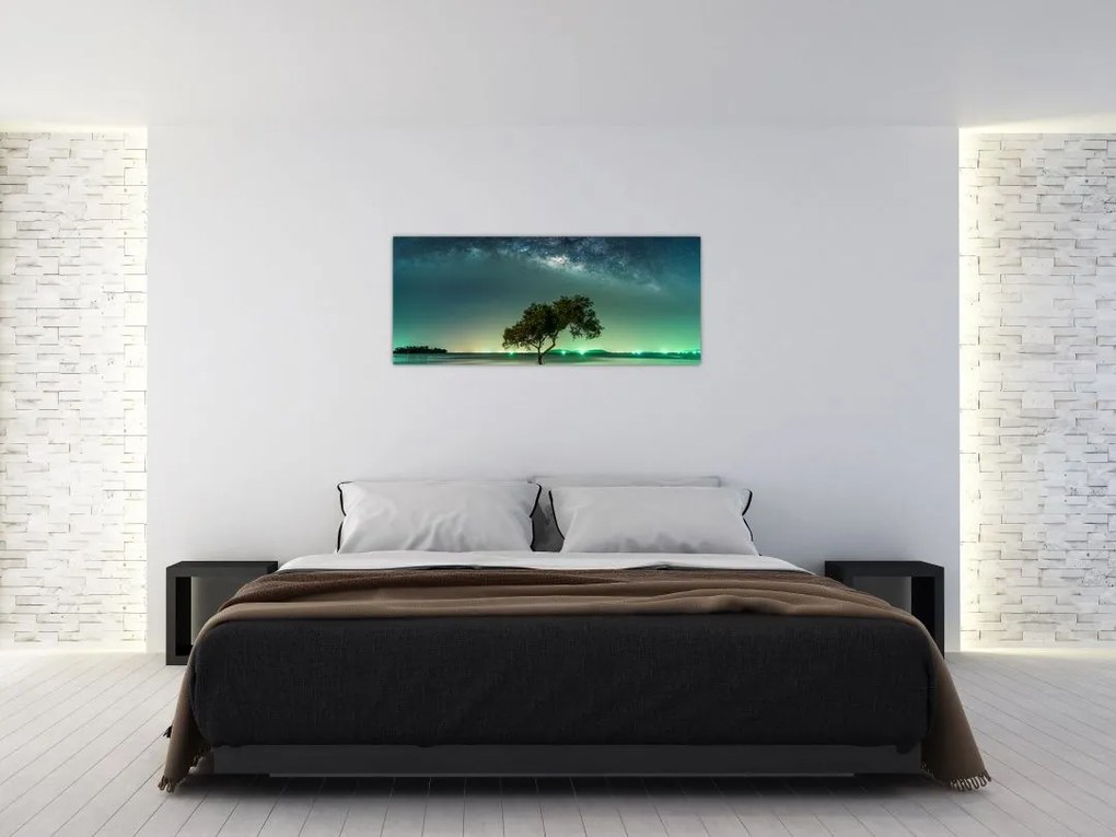 Az éjszakai égbolt képe (120x50 cm)